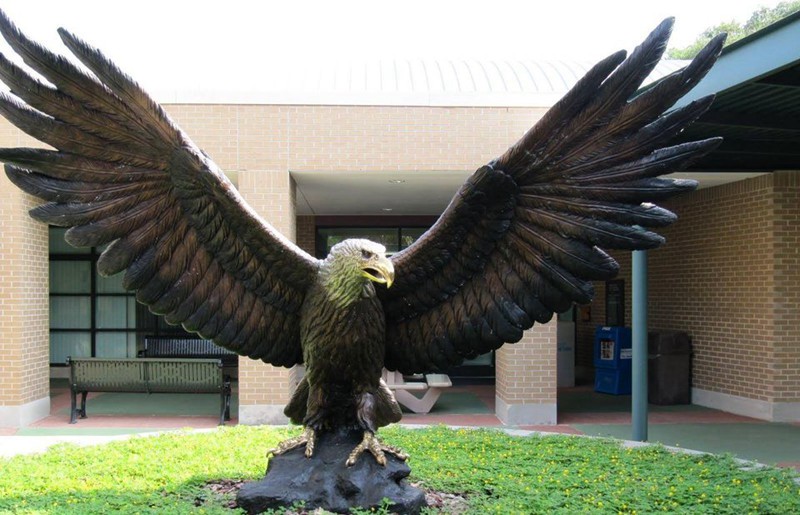 eagle sculptures bronze